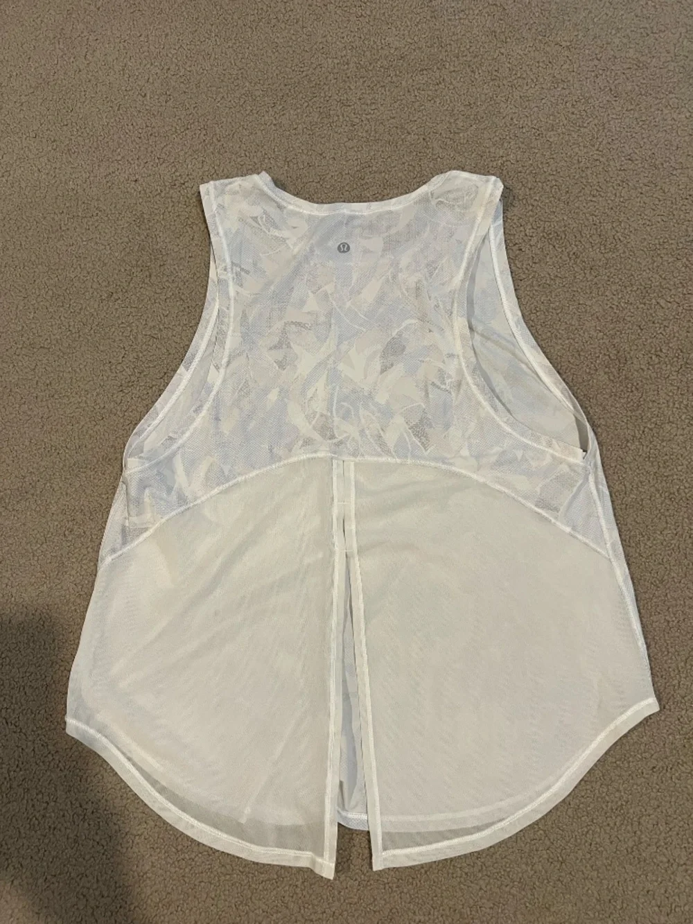 Lululemon Ace Tank Jasmine White Multi / White - Picture 6 of 8
